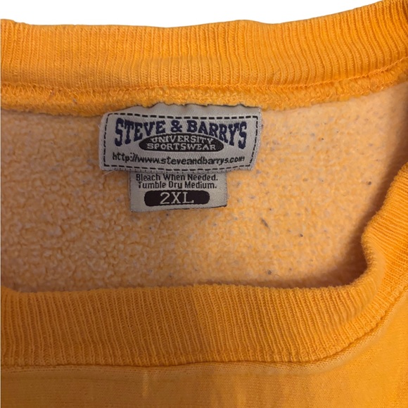 Steve & Barry's Michigan Yellow Crewneck Sweater - Picture 3 of 5